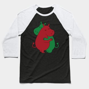 Hippo love Baseball T-Shirt